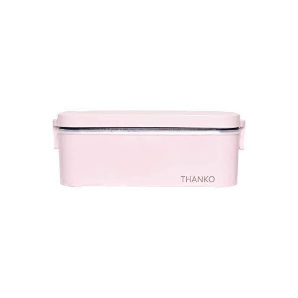他サイト： THANKO 炊飯器 小型 一人用 おひとりさま用超高速弁当箱炊飯器 白色/さくら色/藍色 (さくら色)の商品画像