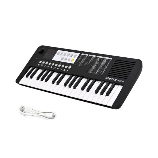 他サイト： ONETONE ワントーン 電子キーボード ミニ37鍵盤 LEDディスプレイ搭載 USB-MIDI対応 日本語表記 OTK-37M/BK (USBケの商品画像