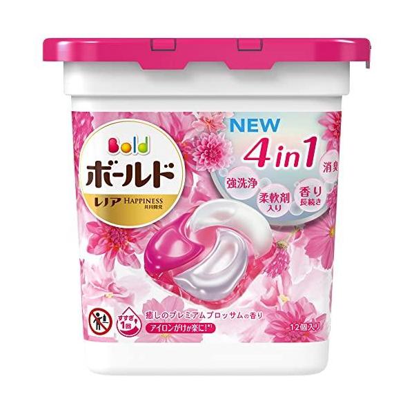 ボールド 洗濯洗剤 ジェルボール4D プレミアムブロッサム 本体 12個 4