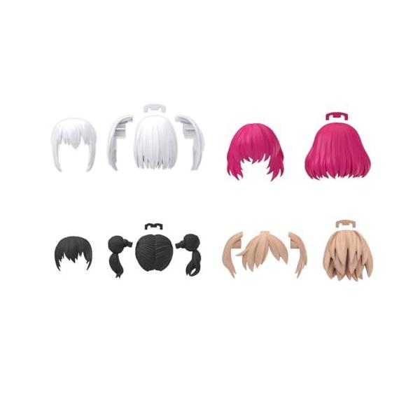 30MS オプションヘアスタイルパーツVol.10 全4種（BOX) 色分け済み