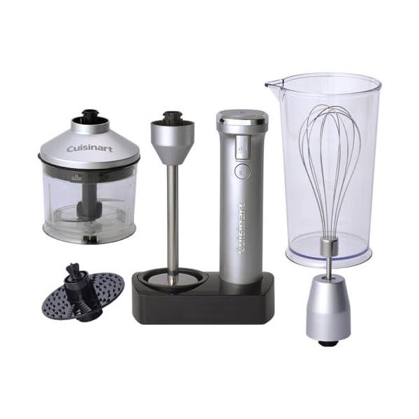 クイジナート コードレス 充電式 ハンドブレンダー チョッパー付 おろしディスク付 つぶす/混ぜる/泡立てる/かき混ぜる・・・ クイジナート コードレス 充電式 ハンドブレンダー チョッパー付
