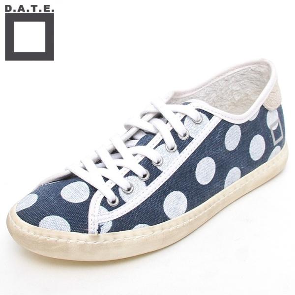 D A T E ローカットスニーカー 靴 レディース キャンバス生地 ドット柄 レザー使い 中パイル地 Buyee Buyee Japanese Proxy Service Buy From Japan Bot Online