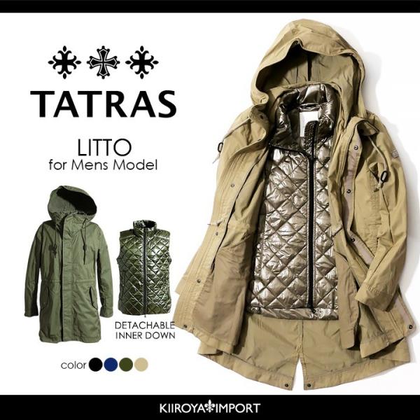 タトラス Tatras モッズコート メンズ 取り外し可ダウンライナー付き 撥水加工 フード Litto Buyee Buyee 日本の通販商品 オークションの入札サポート 購入サポートサービス