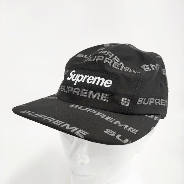 帽子 Supreme Printed Reflective LogoCampCap Supreme Reflective Jacquard Logo Camp Cap (FW22) - $58