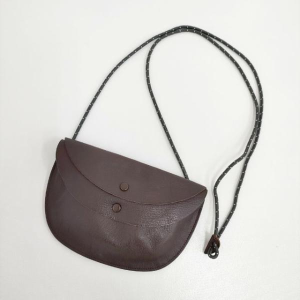 PORTER × KAPTAIN SUNSHINE レザー ショルダーバッグ PORTER PORTER/KAPTAIN SUNSHINE Round Pouch レザーゴート ポーチ