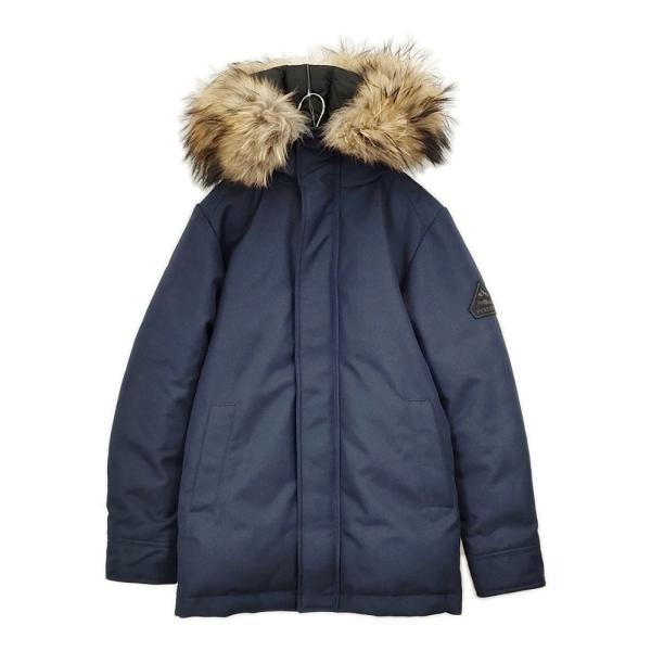 Pyrenex ANNECY GABARDINE FUR アヌシー ファーフーデッド ダウンジャケット W19PJ3 ダウンジャケット ネイビー メンズ ピレネックス【中古】5-1230A△ Pyrenex（ピレネックス） Pyrenex ANNECY GABARDINE FUR アヌシー