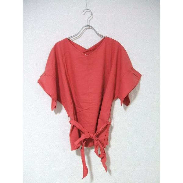 L163088-91608-25-X179    studio clip リネン混 ブラウス/ワイドパンツ セットアップ ピンク、オレンジ スタディオクリップ 中古 1-0312S 163088【参考ランク】A【全体の印象】使用感が少なく全...