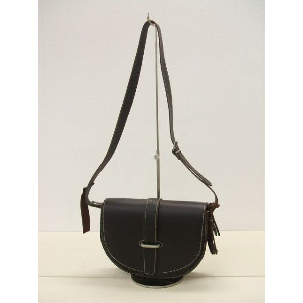 PALANCO フラップバッグ 定価28000円 ショルダーバッグ ブラウン レディース パランコ【中古】2-0620G♪ PALANCO フラップバッグ 定価28000円 ショルダーバッグ ブラウン