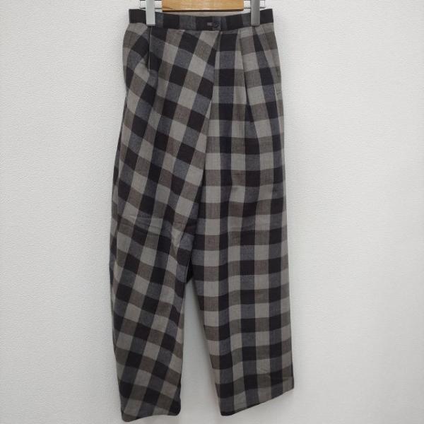 ISSEY MIYAKE PERMANENTE ペルマネンテ ブロックチェック 変形パンツ 