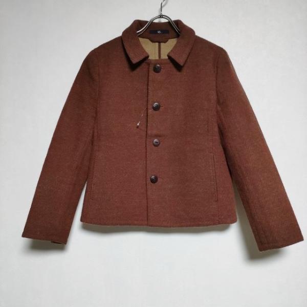 45rpm バイカラー　ウール　ジャケット DANTON ダントン ウールパイル ラウンドカラージャケット｜BORN