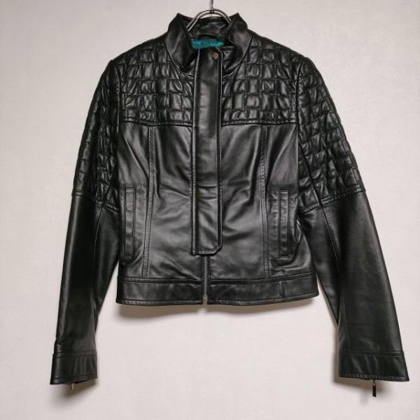 VIVIENNE TAM キルティング シープレザー ライダース 羊革 ジャケット 