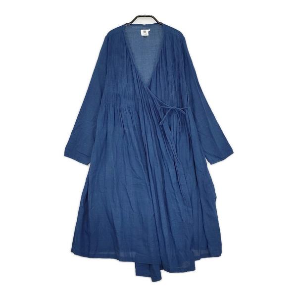 CALICO　カシュクール　ピンタック　ワンピース　ロング　コットン　ブラック CALICO カシュクール ピンタック ワンピース ロング コットン