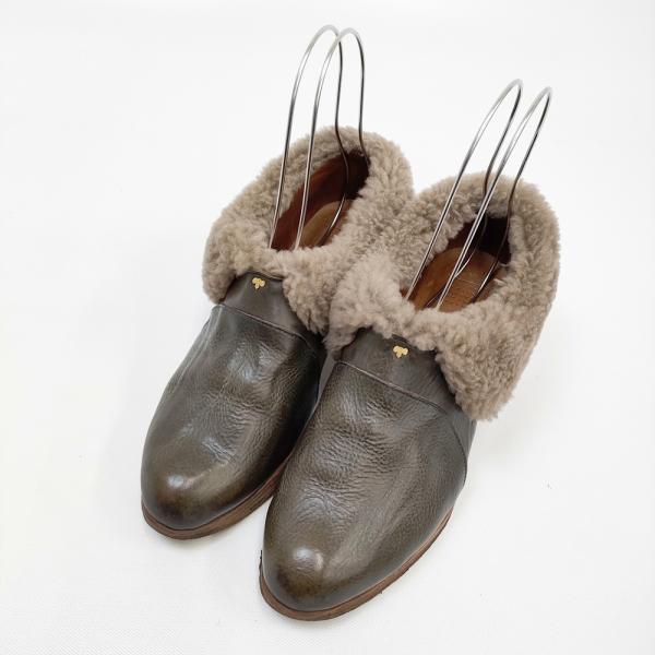 【新品】ミナペルホネン ショートブーツ mina perhonen Prima neve ムートンショートブーツ 23.5cm