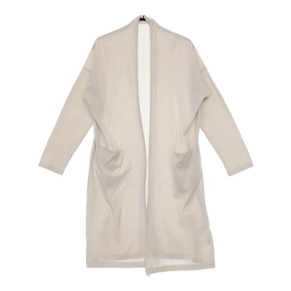 evam eva E221K027 コットンローブ 定価29700円 羽織 カーディガン アイボリー レディース エヴァムエヴァ【中古】5-0310M△ evam eva（エヴァムエヴァ） evam eva E221K027 コットンローブ 定価