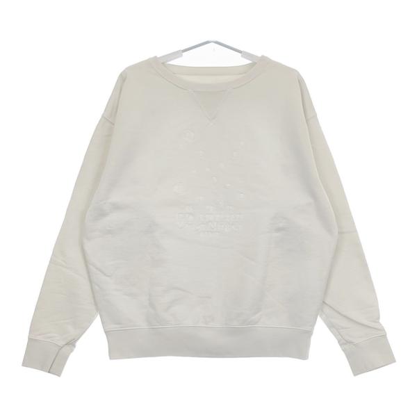 MM6 - MAISON MARGIELA SWEATSHIRT CHALK ナンバリングロゴ s50gu0208 s25520 スウェット ホワイト レディース メゾンマルジェラ【中古】5-0315M♪ MAISON MARGIELA SWEATSHIRT CHALK ナンバリングロゴ s50gu0208 s25520