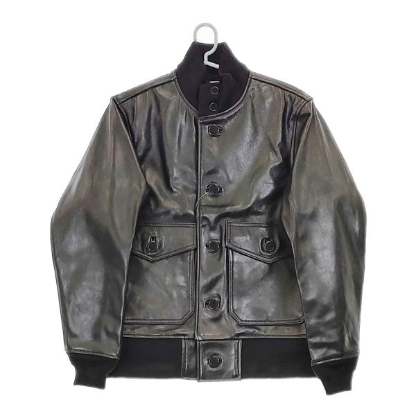 【曜日限定値下】BRU NA BOINNE /レザージャケット/L size BRU NA BOINNE（ブルーナボイン） 新品 24AW B-1ジャンパー レザー