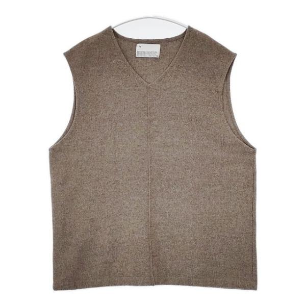 VOAAOV リサイクルウールモッサベスト VOVT-K71 ノースリーブニット