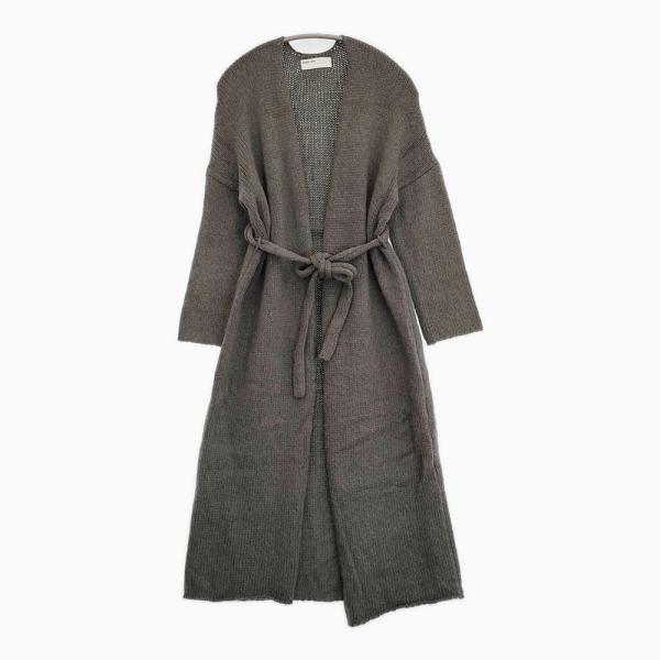 【美品】evam eva ウールシルク ニットローブ evam eva（エヴァムエヴァ） ウールヤクローブ サイズM E183K182 定価