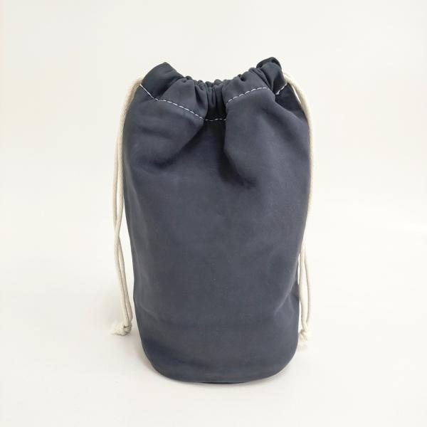 TEMBEA 新品 GAME POUCH 羊革 定価18000円 巾着バッグ ネイビー