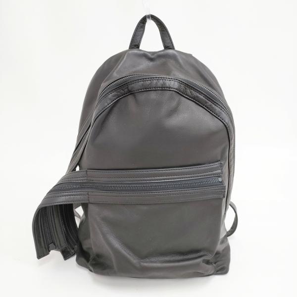 Yohji Yamamoto（ヨウジヤマモト） レザーバックパック 牛革 リュック