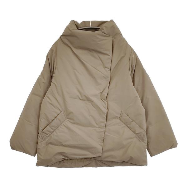 miffew ミフュー スクエアミドルダウンコート 定価74800円 FEW23WJK5110 サイズ1 ダウンコート 23AW ベージュ レディース【中古】5-1108A♪ kiitti_267827