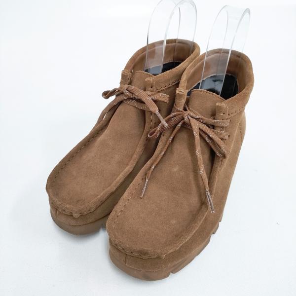 Clarks BEAMS BOY別注 Wallabee Boot GTX ワラビー GORE-TEX UK5 シューズ・靴 ブラウン レディース クラークス【中古】5-1120T◎ Clarks（クラークス） Clarks BEAMS BOY別注 Wallabee Boot GTX