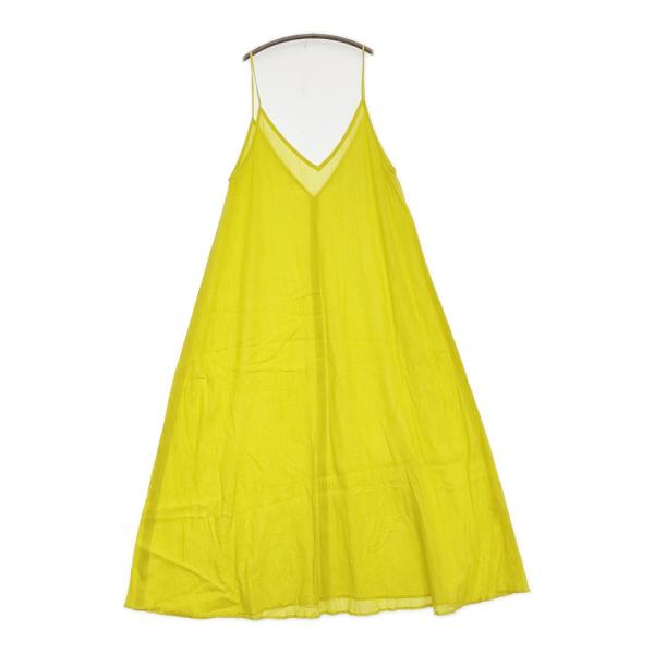 awasa アワサ コットン楊柳キャミワンピース 定価29700円 aws1-04006 サイズ0 ワンピース 24SS イエロー レディース【中古】5-0902S♪ awasa アワサ コットン楊柳キャミワンピース 定価29700円 aws1-04006