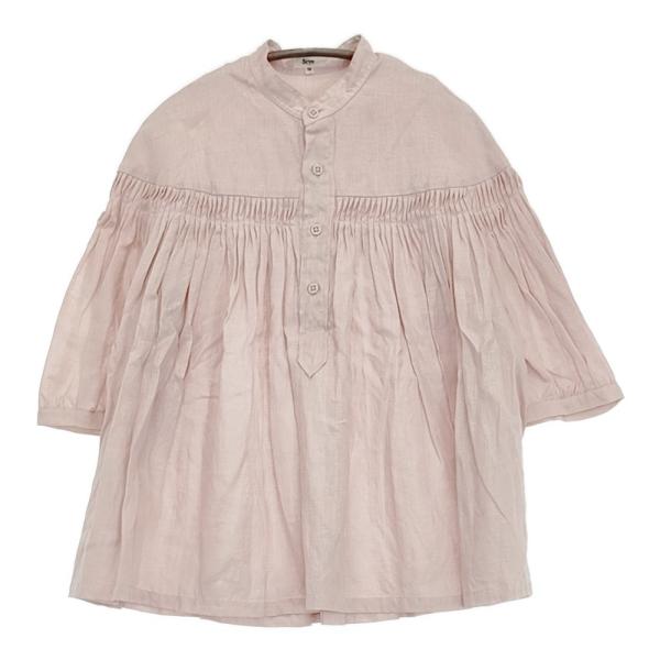 Scye 高密度リネンタックブラウス サイズ38 1224-31446 プルオーバー ブラウス シャツ ピンク レディース サイ【中古】5-0902S♪ Scye（サイ） 高密度リネンタックブラウス サイズ38 1224-31446 プル