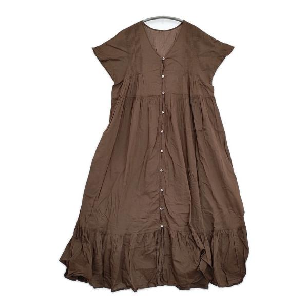 SLOBE IENA コットンボイルピンタックティアードワンピース 定価13200