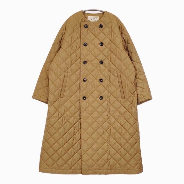 R&D.M.Co- キルティングダブルボタンコート 定価96800円 5840 コート ブラウン レディース オールドマンズテーラー【中古】5-1022T♪ R&D.M.Co- キルティングダブルボタンコート 定価96800円 5840 コート