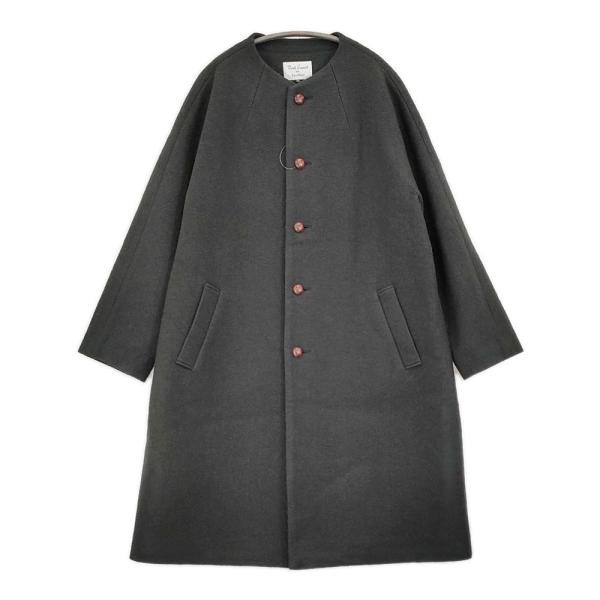 Le Minor ノーカラーウールリングソフト圧縮コート EL33105 定価38500