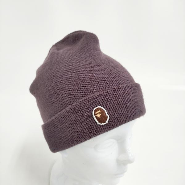 BAPE/A BATHING APE アクリルビーニー ニット帽 001CPH701001M ニット