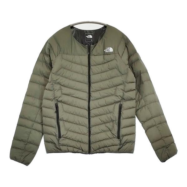THE NORTH FACE サンダーラウンドネックジャケット M NY81813 定価27500円 ダウンジャケット カーキ ザノースフェイス 6-0328T 283505