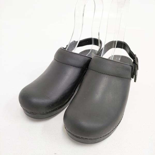 ♡美品♡ dansko ダンスコ 37 革靴 レザー 紐 黒 ブラック dansko INGRID イングリッド 238020202 サイズ38 レザー シューズ・靴
