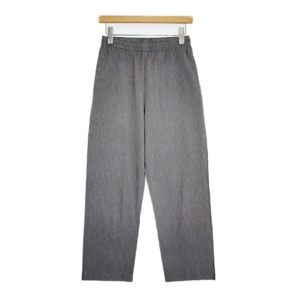 me ISSEY MIYAKE プリーツ M124KF231 パンツ グレー ミー イッセイ