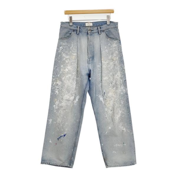 パンツ HERILL Denim Tuck Splash4PK HERILL HL Denim Splash Tuck 4PK 1 ペンキ加工デニムパンツ サイズ3