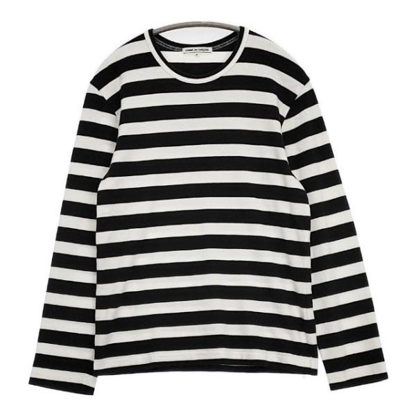 COMME des GARCONS ボーダー サイズS 長袖Tシャツ カットソー ロンT