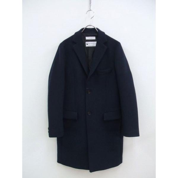 チェスターコート美品紺色　BEAUTY&YOUTH UNITED ARROWS BEAUTY＆YOUTH UNITED ARROWS BEAUTY&YOUTH チェスターコート ネイビー