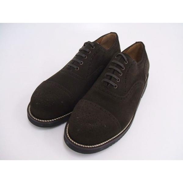 #ANDALS 新品 定価40700円 735 model SUEDE SEMI BROGUE 39 スエード レースアップ シューズ・靴 ブラウン メンズ アンダルス【中古】2-1012T♪ ANDALS 新品 定価40700円 735 model SUEDE SEMI BROGUE 39 スエード