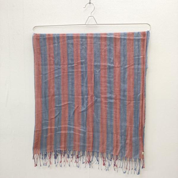 Acne Studios ネイビー マフラー フリンジ付き Acne Studios - フリンジウールスカーフ - スキニー - ネイビー