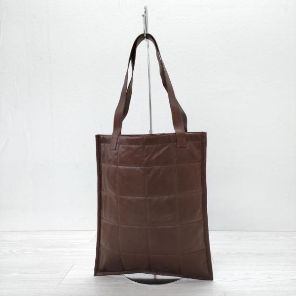 YOKE YOKE 22AW 新品 QUILTED LEATHER TOTE BAG 定価31900円 レザー