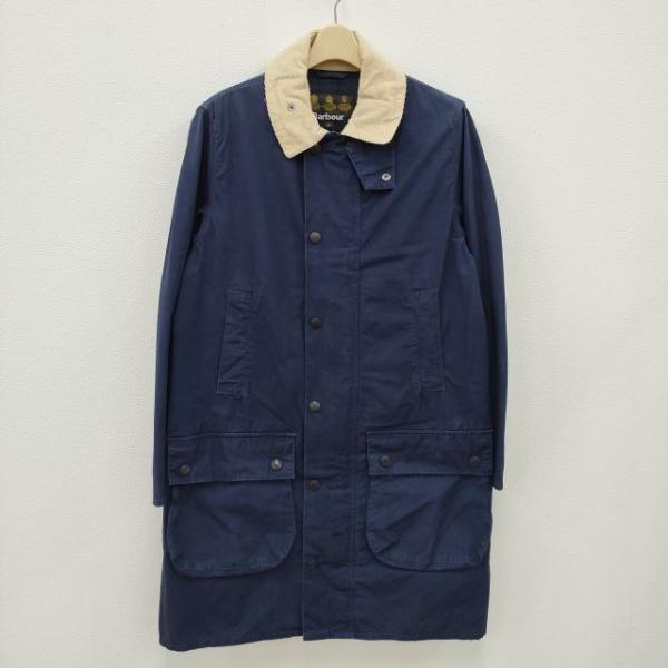 Barbour OVERDYE BORDER ボーダー オーバーダイ ノンオイル 襟 Barbour OVERDYE BORDER ボーダー オーバーダイ ノンオイル 襟