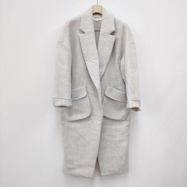 ENFOLD WOダブルフェイス 立体ポケットコート 300CA330-1650 サイズ38  