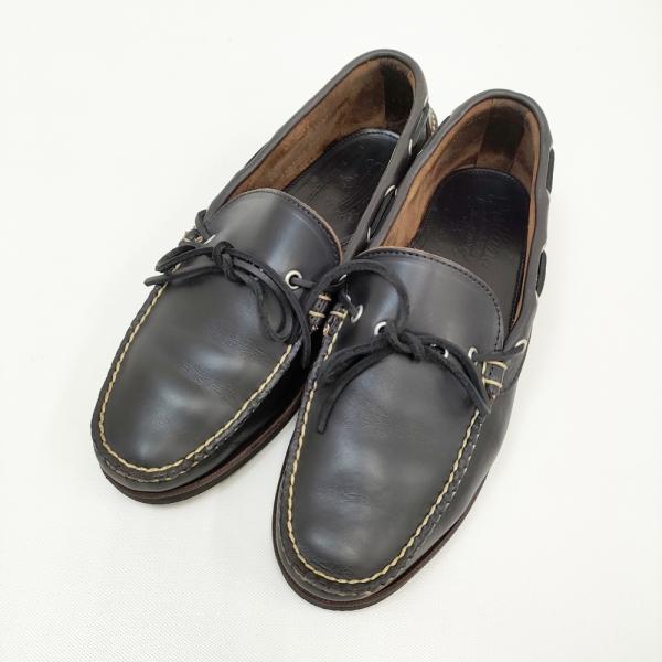 EASTLAND Yarmouth サイズUS9.5 モカシン デッキシューズ USA製 シューズ・靴 ブラック メンズ イーストランド【中古】4-1211G◎ EASTLAND Yarmouth サイズUS9.5 モカシン デッキシューズ USA製