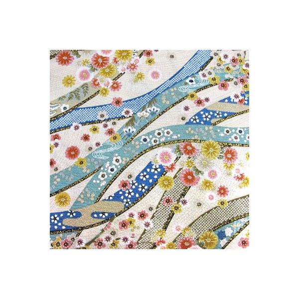 綿ちりめん エンボス 和柄生地斜め流水に花模様 ブルー系 生地布手芸綿 Buyee Buyee 提供一站式最全面最專業現地yahoo Japan拍賣代bid代拍代購服務