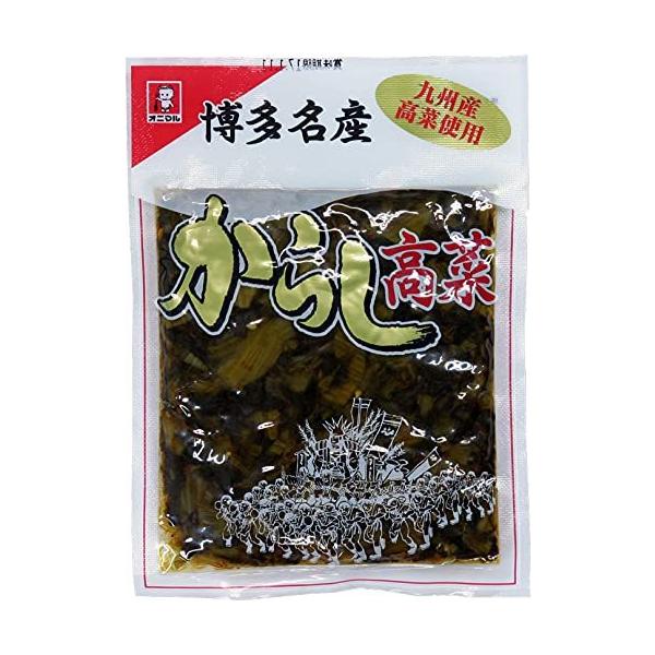 オニマル 博多名産 からし高菜 120g × 3パック 九州産 常温 そうざい 食卓に彩りを 來島商店 食品 食材 食べ物 まとめ買い 大量買い 業務用 通販