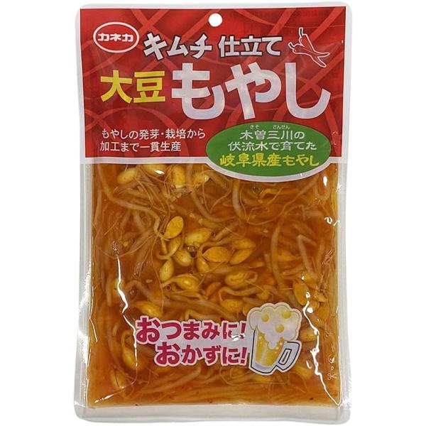 岐阜県産のもやしを使用したレトルト惣菜。もやしの発芽・栽培から加工まで一貫生産しております。食卓の一品、お酒のつまみにお勧めです。焼うどんやスープの具材等、幅広くお使いいただけます。【内容量】195g×10個/箱【原材料・成分】大豆もやし（...