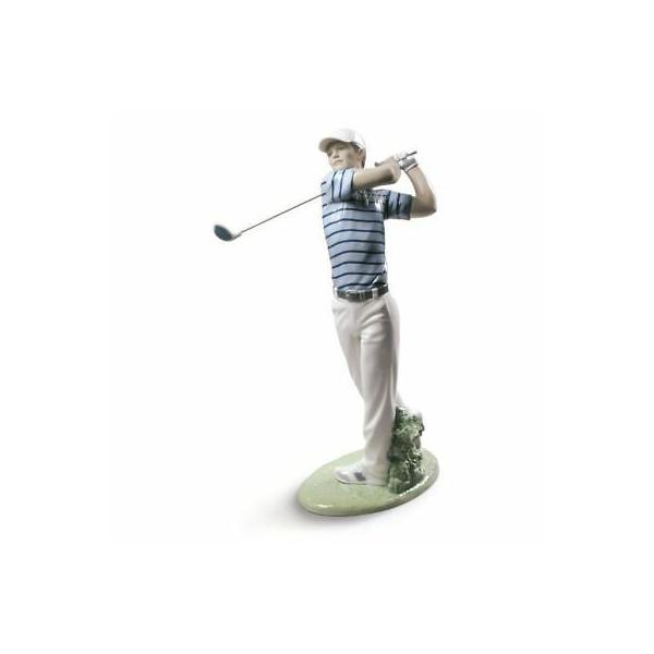 リヤドロ　ゴルフ LLADRO リヤドロ LLadro Golf Champion Man Figurine 01009228