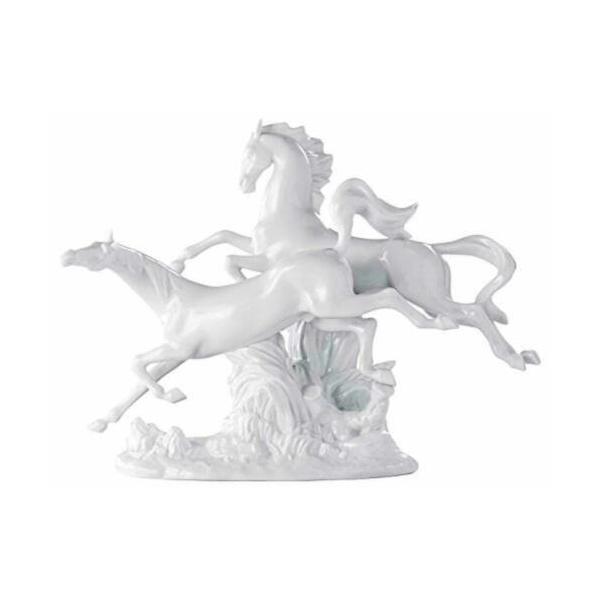 LLADRO（リヤドロ） Lladro Horses Galloping White Figurine 01008682