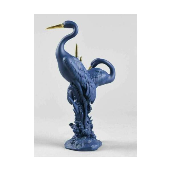 LLADRO（リヤドロ） Lladro Courting Cranes Blue Gold Limited